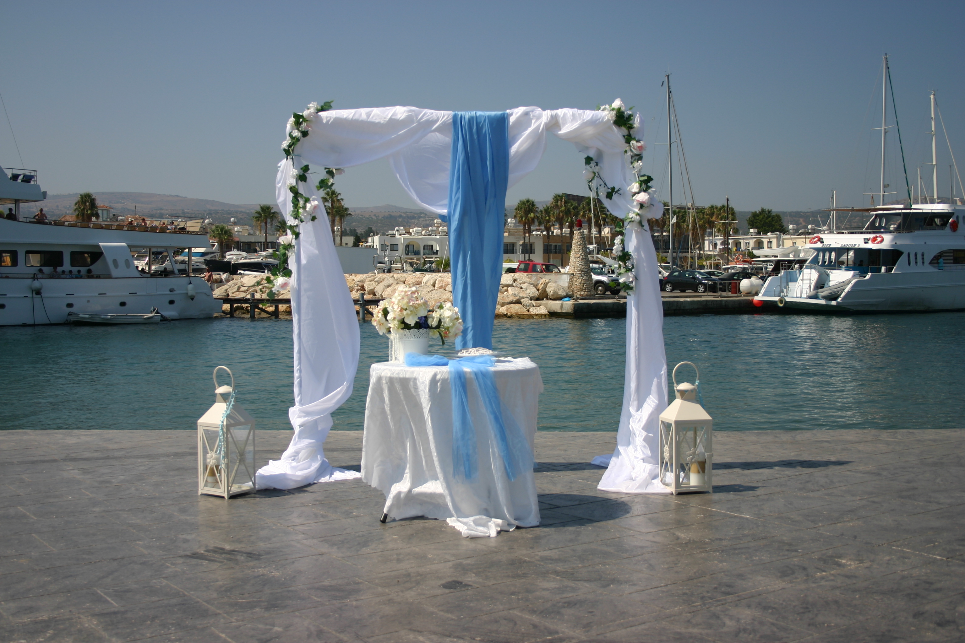 Book your wedding day in Polis - Latchi Harbour Venue